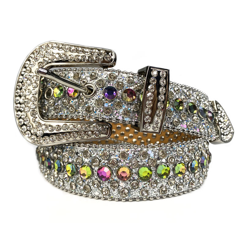Glitrende diamantbelte, et flott unisex tilbehør for å fremheve din personlige stil.