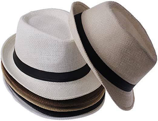 Håndlaget unisex fedora i halm, fremhever håndverket. En unik panamahatt.