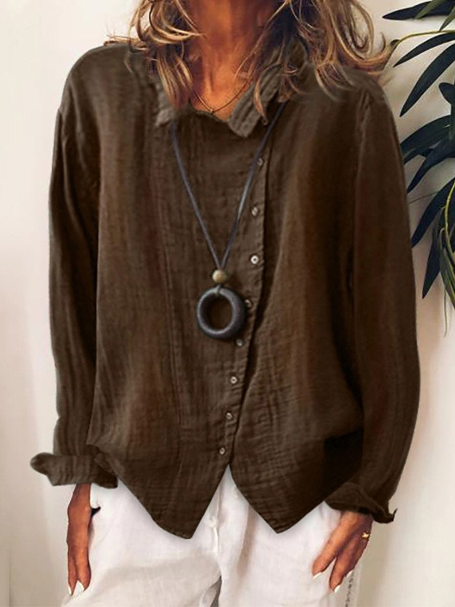 Casual unisex lang skjorte, en moderne og avslappet sommerskjorte.