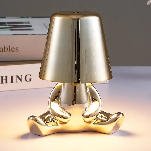 LED-bordlampe dimbar, unisex modell, ideell for koselig og justerbar belysning i hjemmet.