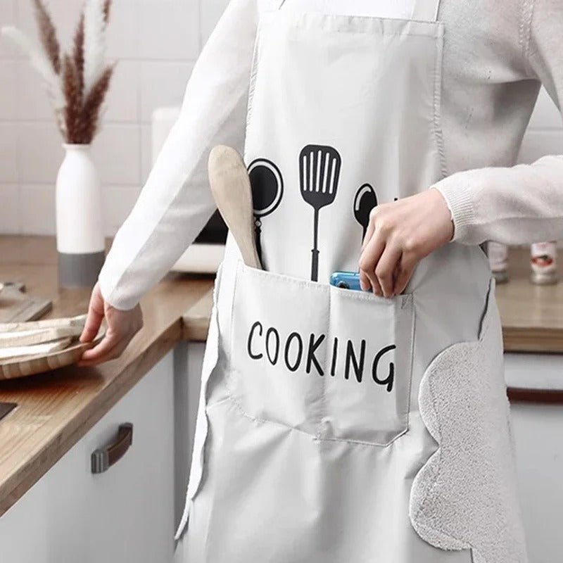 Unisex forkle for matlaging, baking, grilling. Gir effektiv olje- og smussavvisende beskyttelse.