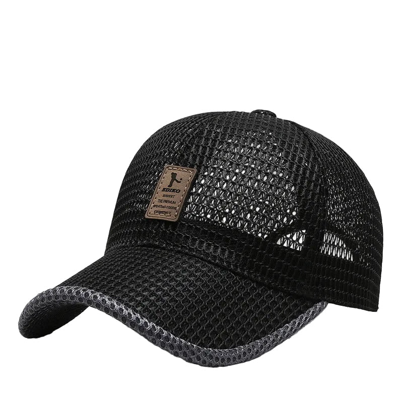 Unisex pustende caps i lettvekt stoff for optimal komfort og ventilasjon på varme dager.