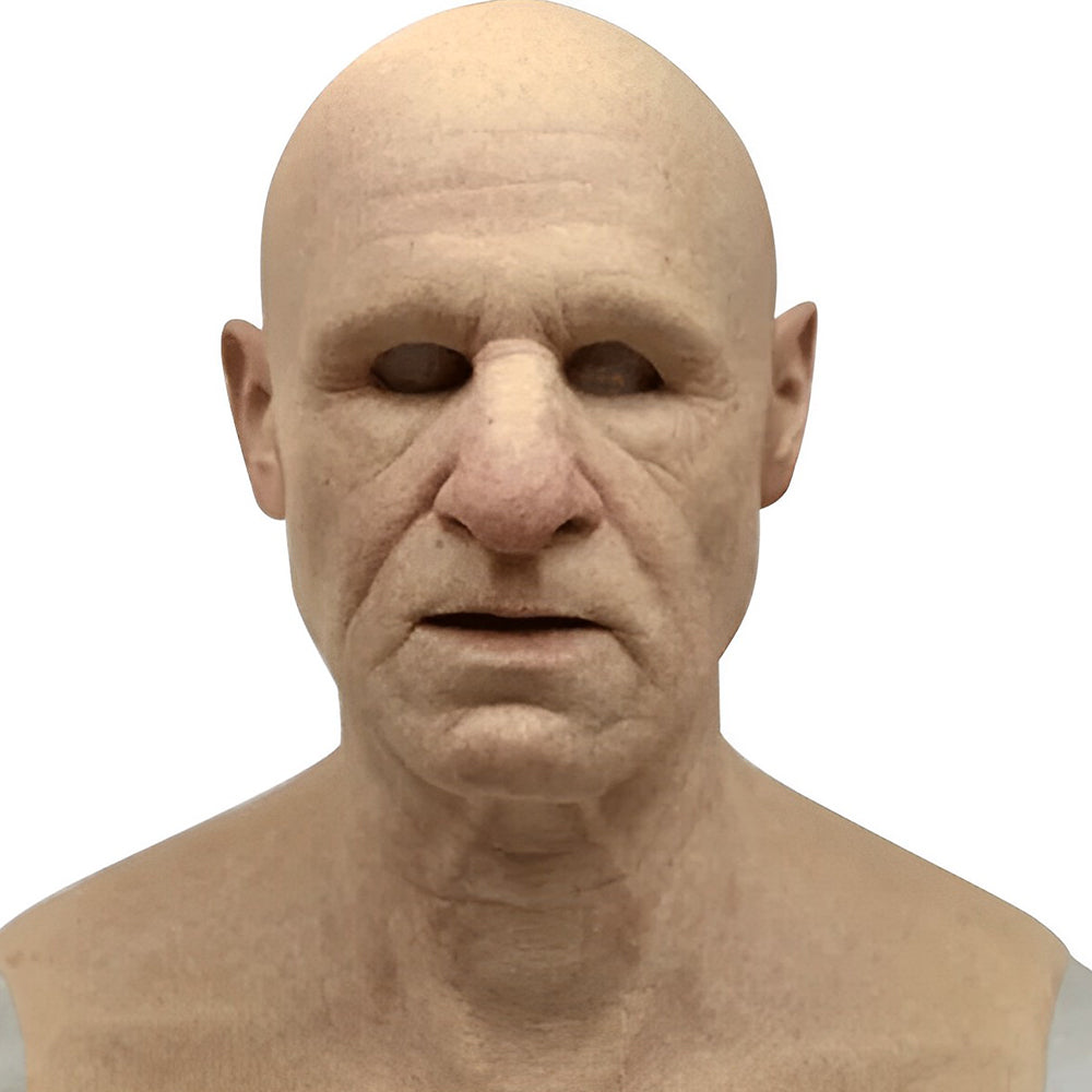 Skremmende realistisk heksemaske, unisex design for Halloween-kostymer og fester.