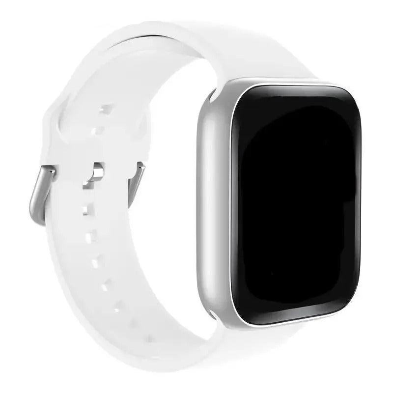 Elegant svart digital smartklokke med komfortabel reim, egnet for unisex bruk og daglig aktivitet.