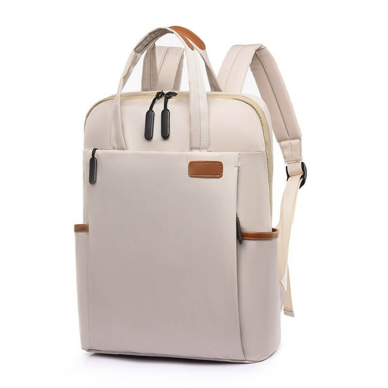 Unisex svart tyverisikker ryggsekk, vanntett Oxford-stoff, perfekt for reise og hverdag, 15-tommers laptoplomme