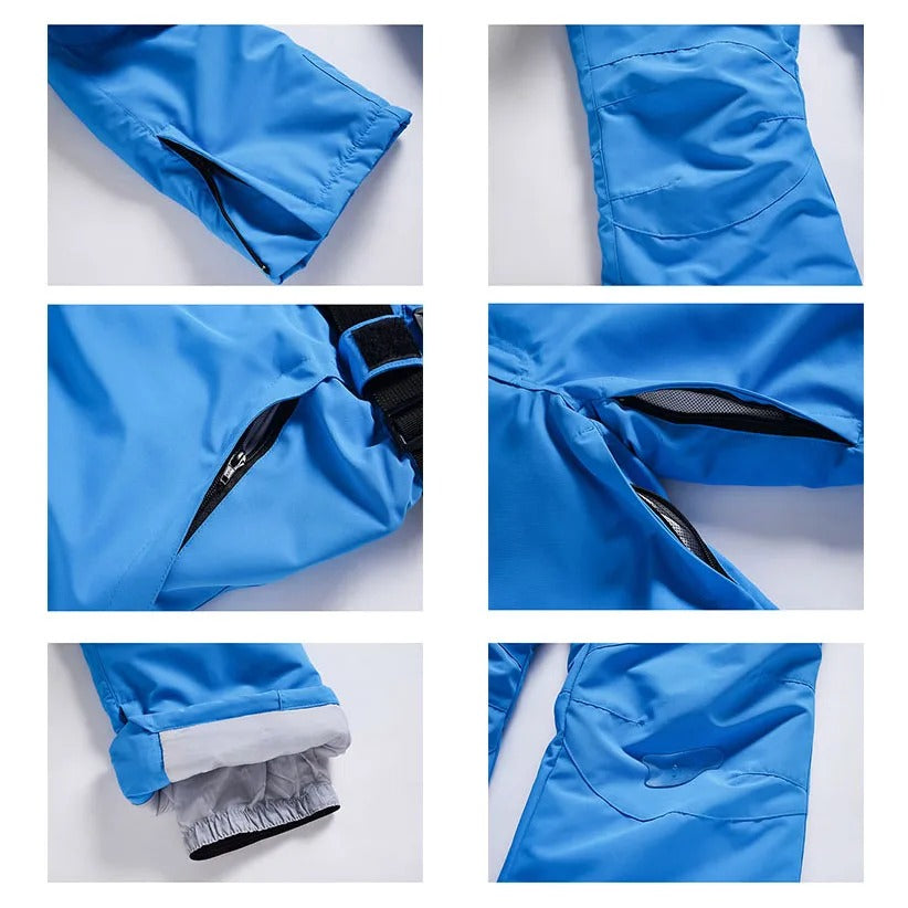 Høyytelses vanntette skibukser, unisex design for ski, snowboard og ekstrem vinterbruk. Fritid.