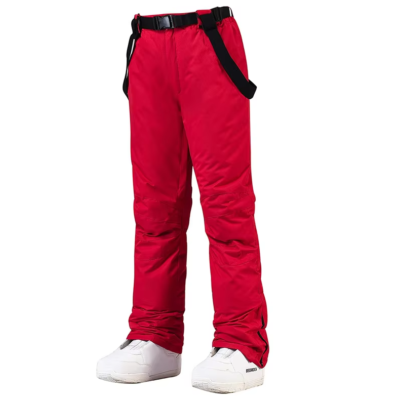 Enkle, men funksjonelle vinterskibukser unisex, vanntette for alle vintereventyr. Dame og herre.