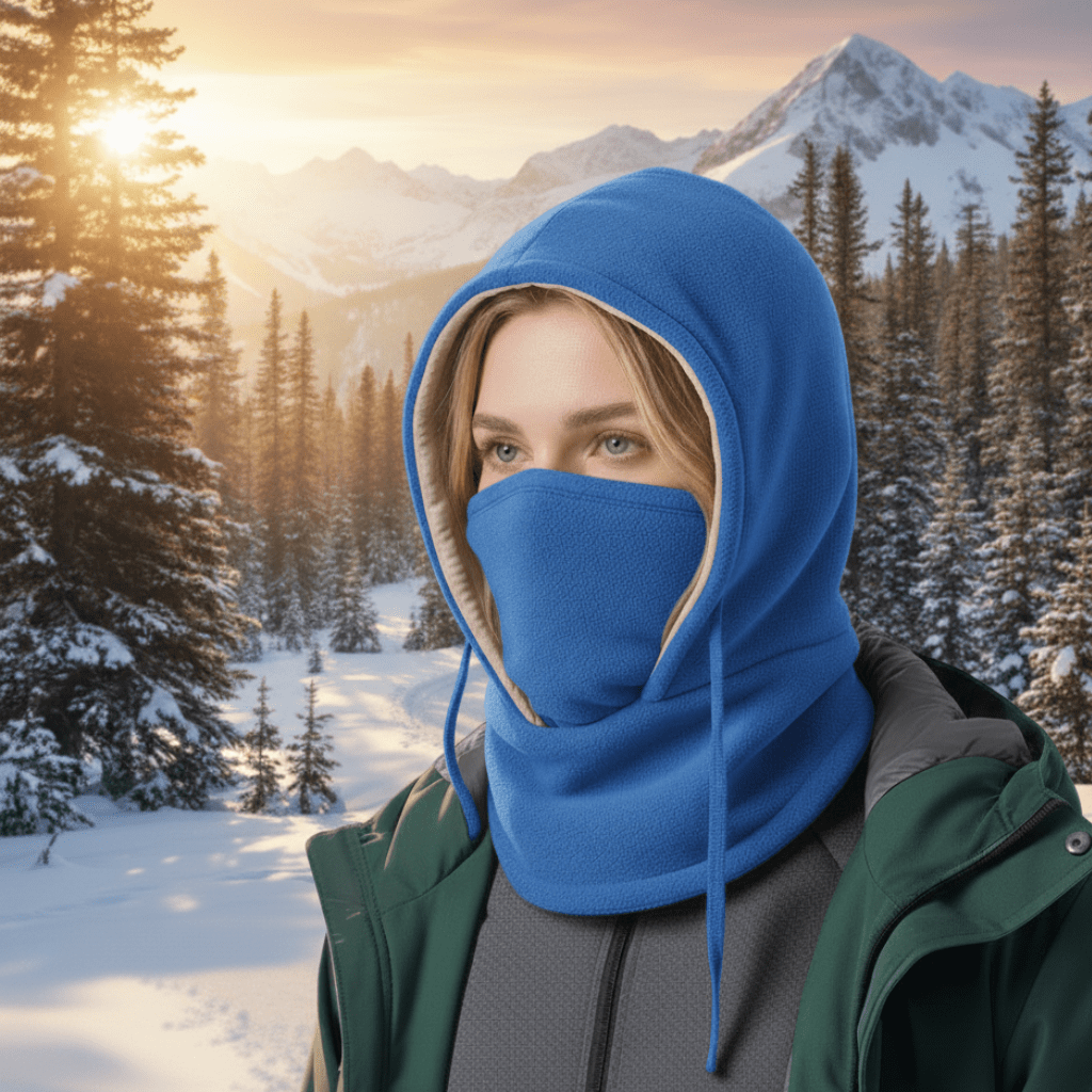 Unisex vinterlue med vindtett design for optimal beskyttelse mot vind og kulde. Perfekt for utendørsaktiviteter.
