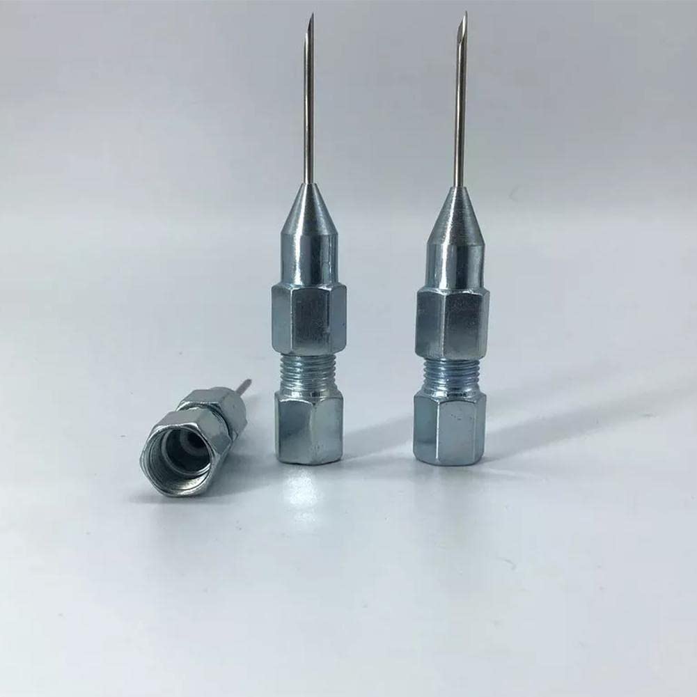 Nålespiss til fettpistol i solid karbonstål for effektiv smøring av trange steder på maskiner og bil