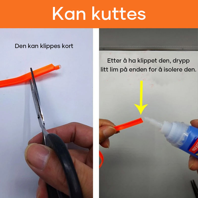 "USB stemningsbelysning for bil, flerfarget, IP67, fleksibel design, dekorerer interiør, enkel montering, blått lys"