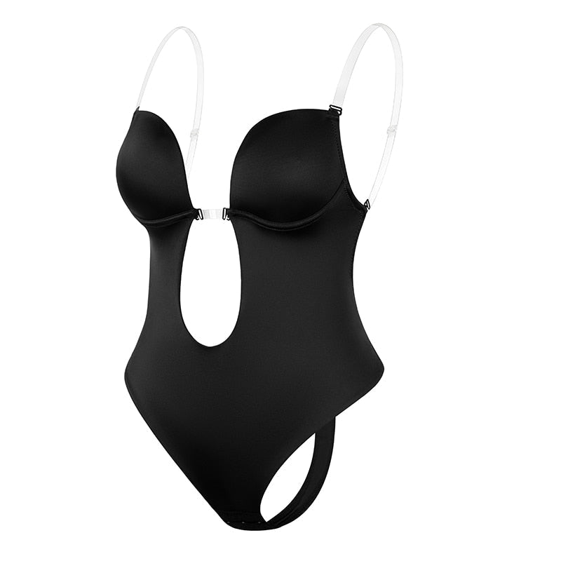 Komfortabel figurnær bodysuit for kvinner, slanker midje og mage. Gir glatte kurver uten synlige sømmer.