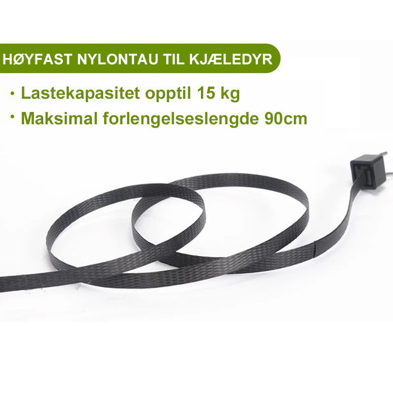 "Uttrekkbar, robust krok for hagekurver og fuglematere, svart farge, justerbar lengde for balkong eller hage."