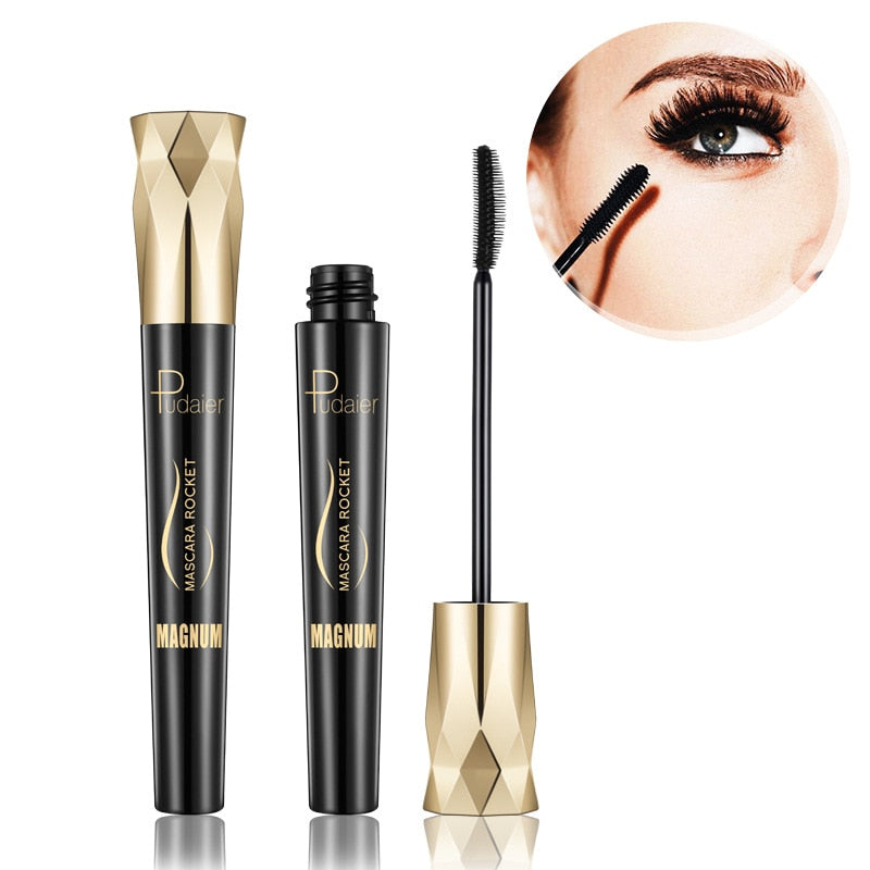 Høykvalitets flytende mascara som gir volum og lengde, ideell for vanntett og varig effekt.