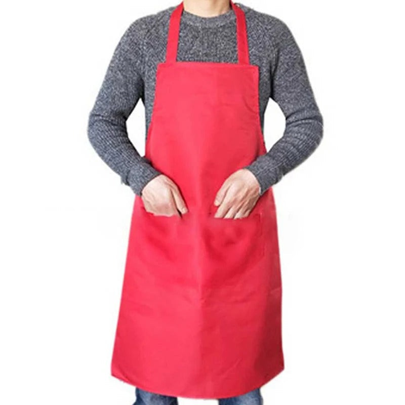 Vanntett unisex kjøkkenforkle. Beskytter klærne under matlaging, baking og grilling.