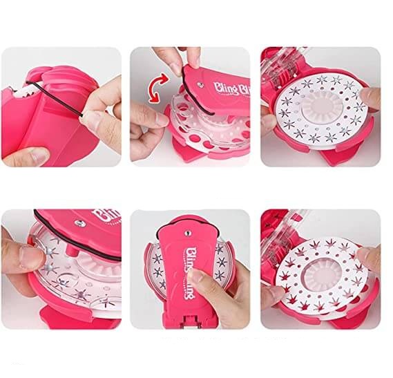 Enkel og effektiv applikator for alle typer pynte-edelstener, gir et profesjonelt utseende.