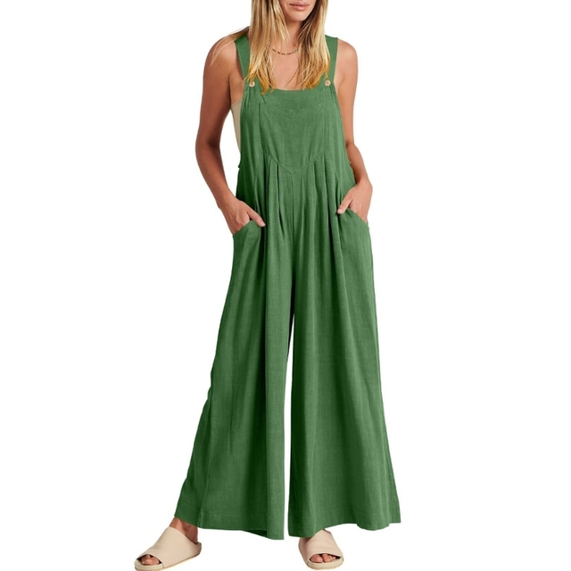 Valeska Plus-size jumpsuit with wide legs