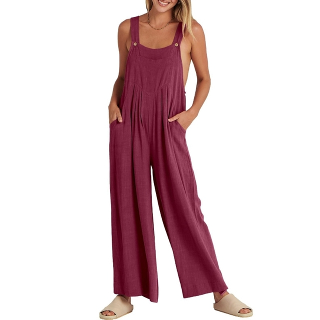 Valeska Plus-size jumpsuit with wide legs