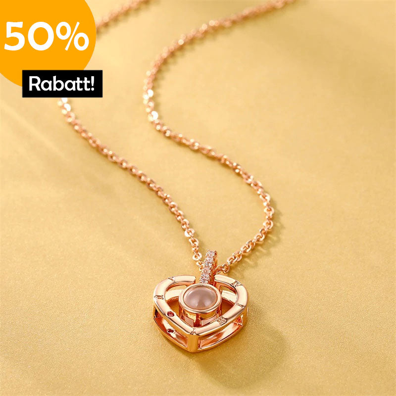 I love you in 100 ways necklace - Show your love in 100 languages!