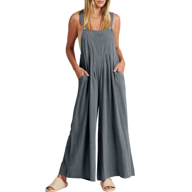Valeska Plus-size jumpsuit with wide legs