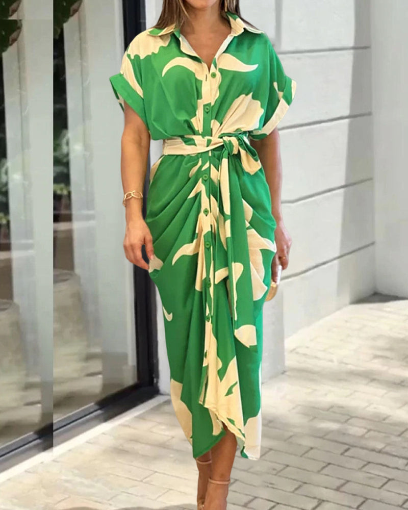 Maren shirt dress with print - Stylish and comfortable