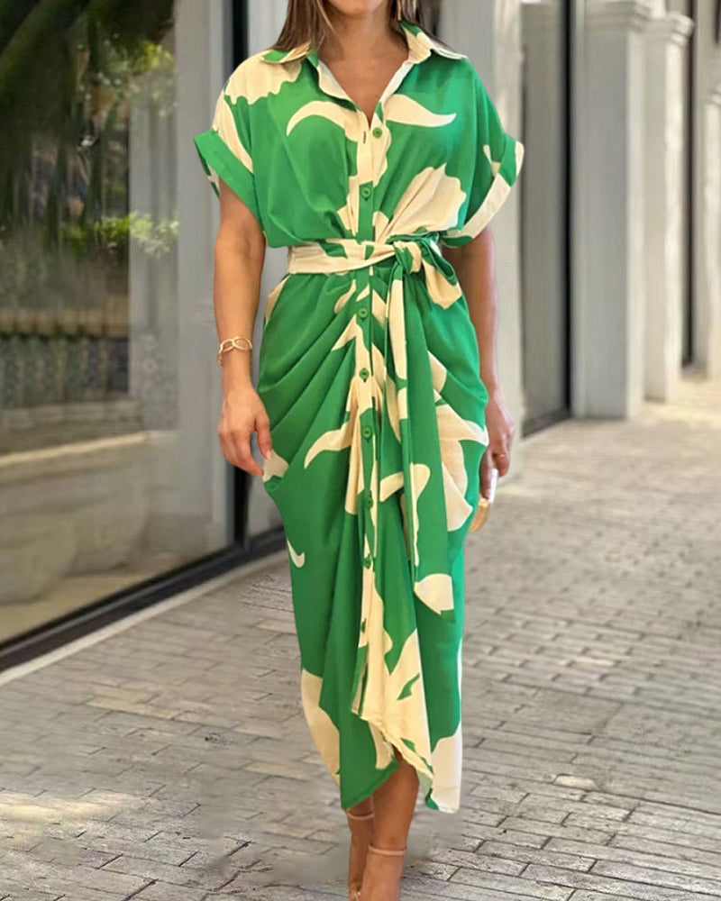 Maren shirt dress with print - Stylish and comfortable