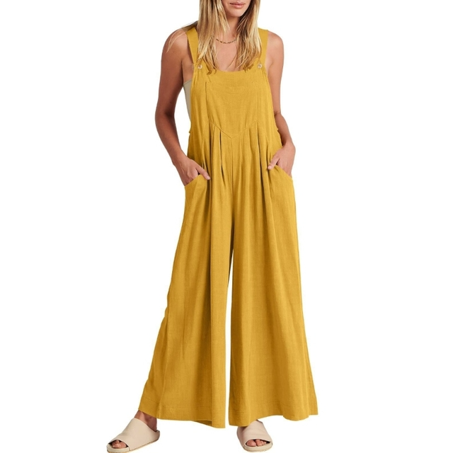 Valeska Plus-size jumpsuit with wide legs