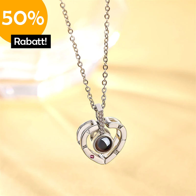 I love you in 100 ways necklace - Show your love in 100 languages!