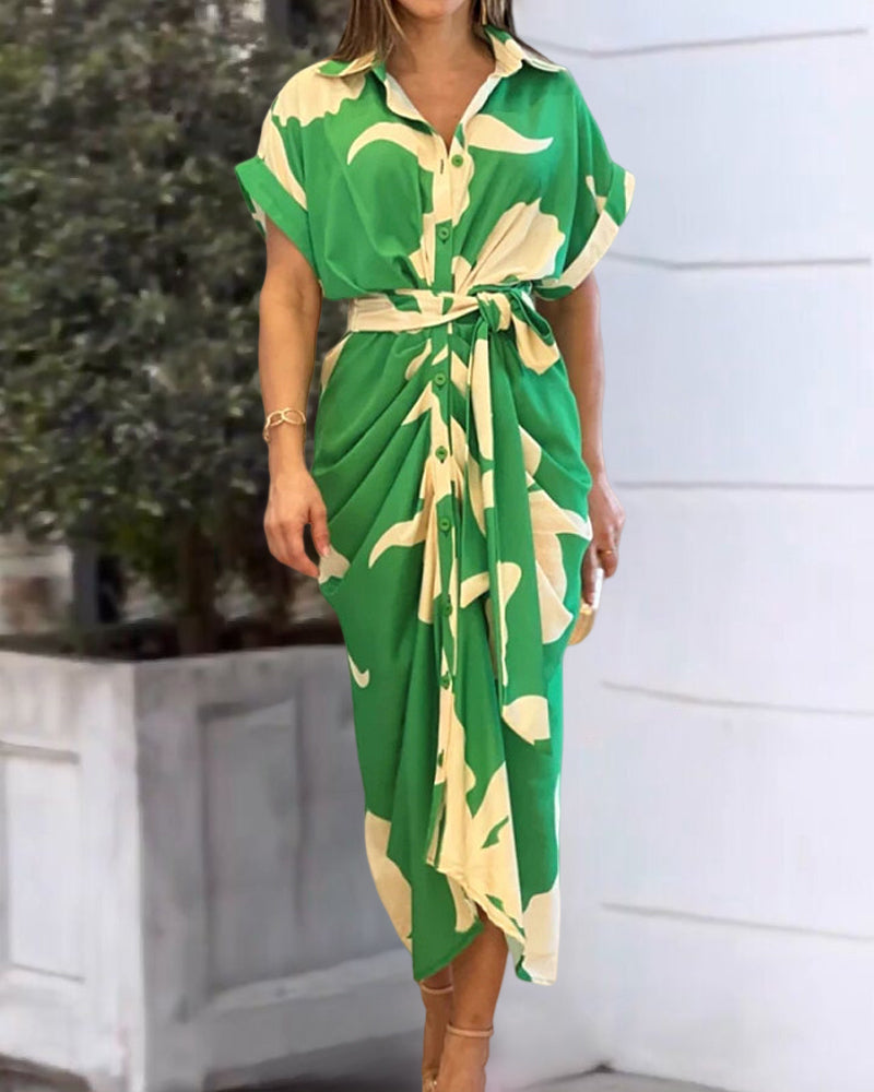 Maren shirt dress with print - Stylish and comfortable