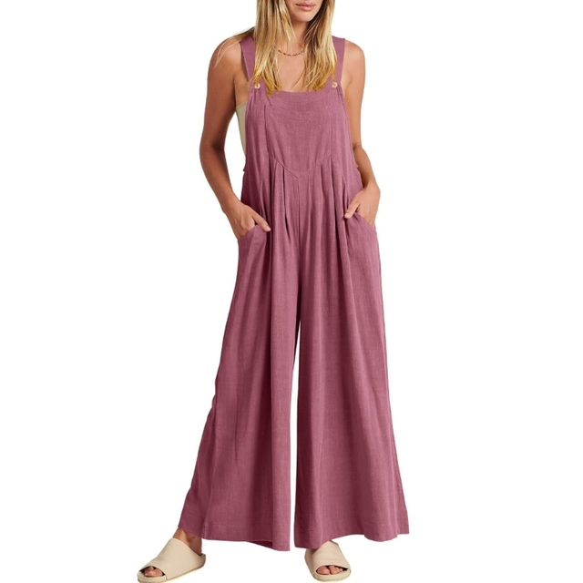 Valeska Plus-size jumpsuit with wide legs