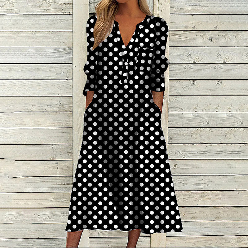 Felicia Women's dress with long sleeves