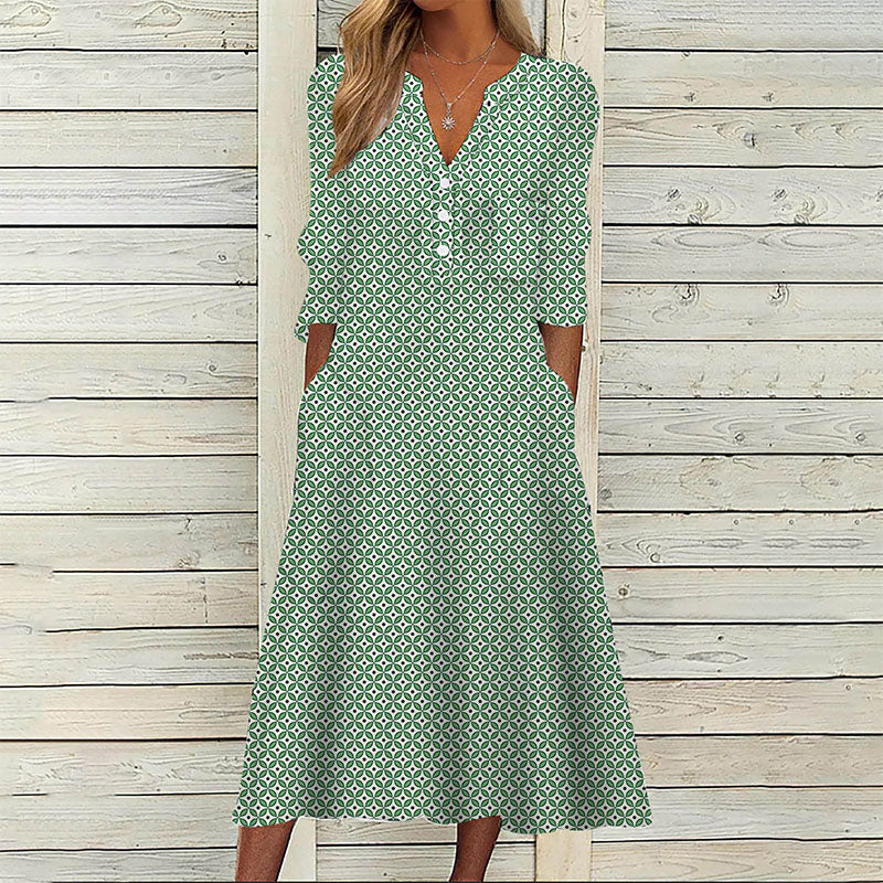 Felicia Women's dress with long sleeves