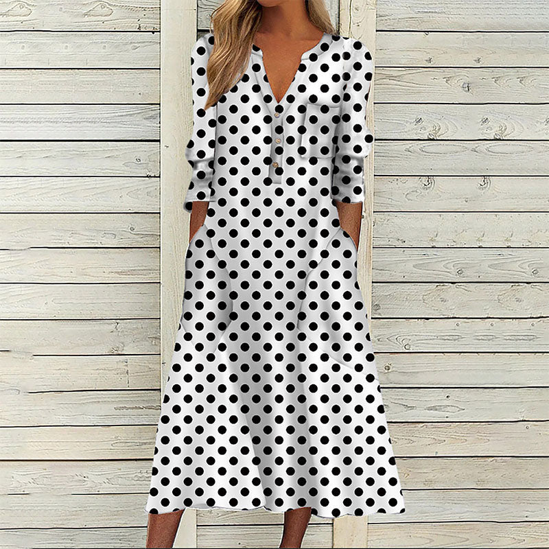 Felicia Women's dress with long sleeves