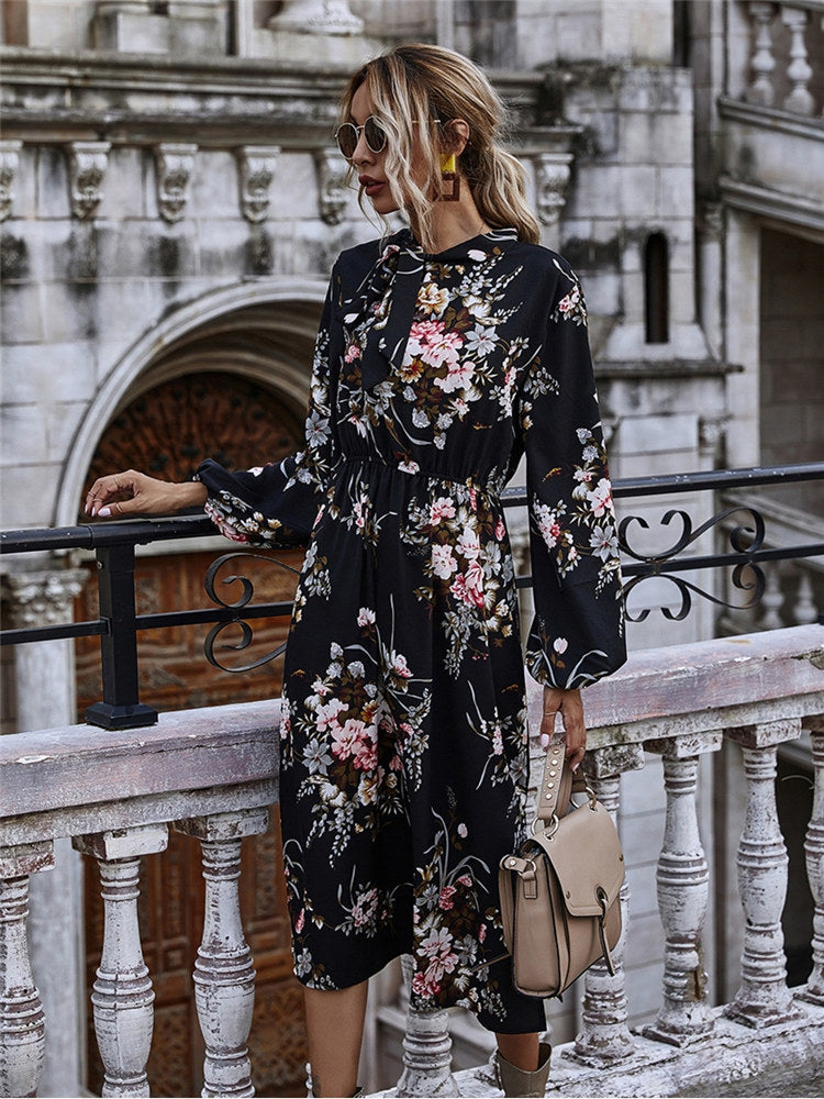Sara Elegant Flower Dress
