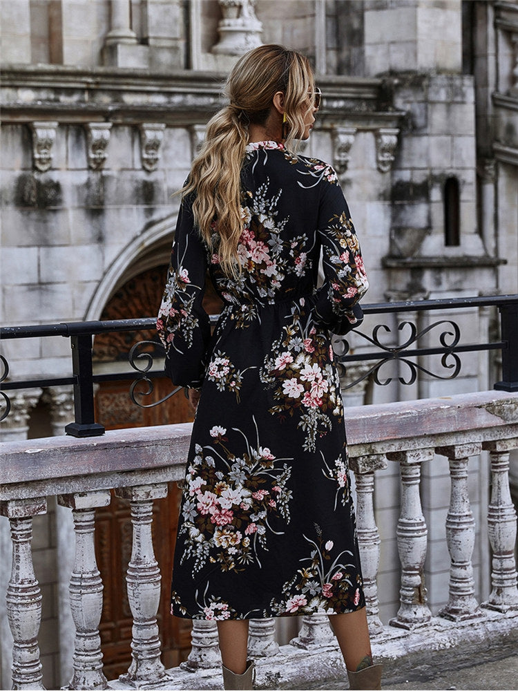 Sara Elegant Flower Dress