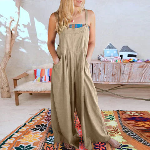 Valeska Plus-size jumpsuit with wide legs