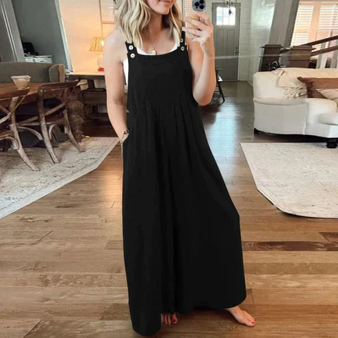 Valeska Plus-size jumpsuit with wide legs