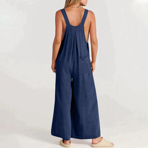 Valeska Plus-size jumpsuit with wide legs