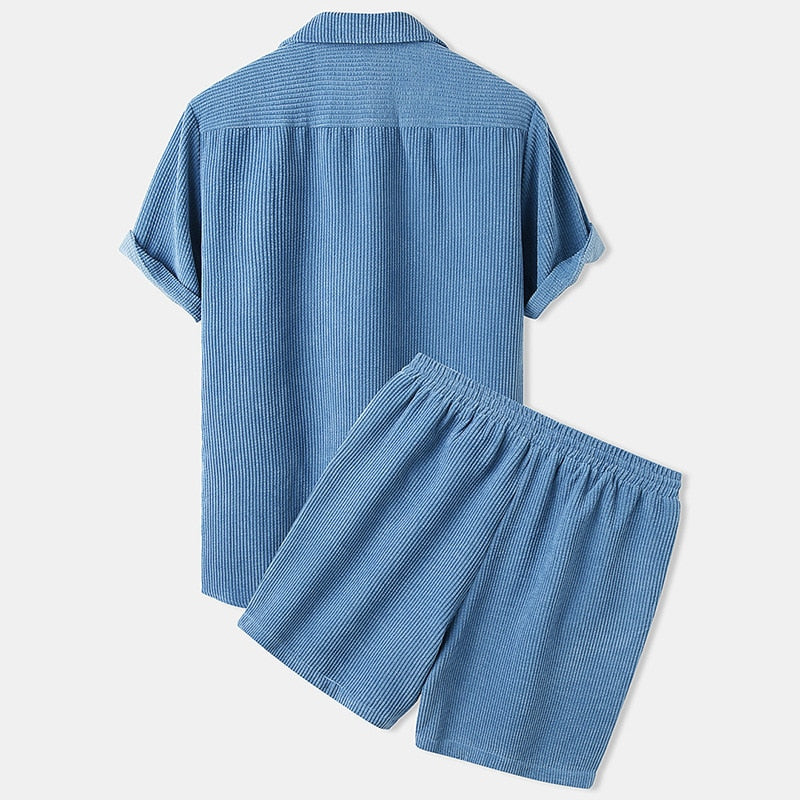 Eugene - Short corduroy set for men