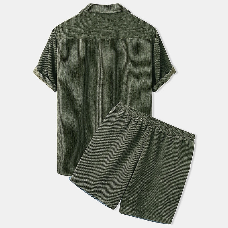 Eugene - Short corduroy set for men
