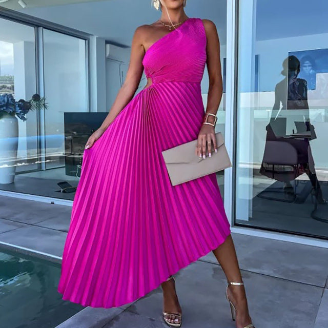 Lily Asymmetric Pasodoble Dress