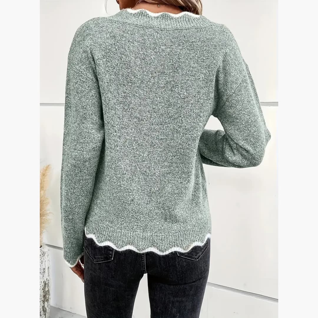 Eleonora - Elegant knitted sweater for women
