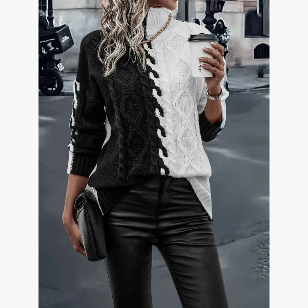 Dorothea - Warm long-sleeved sweater for women
