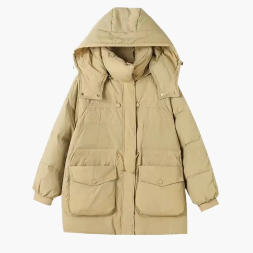 Rita - Trendy insulation jacket with hood for women