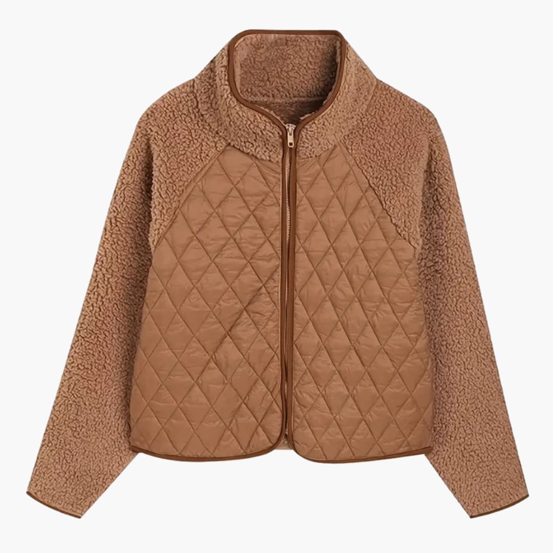 Helene - Cozy quilted fleece jacket for women