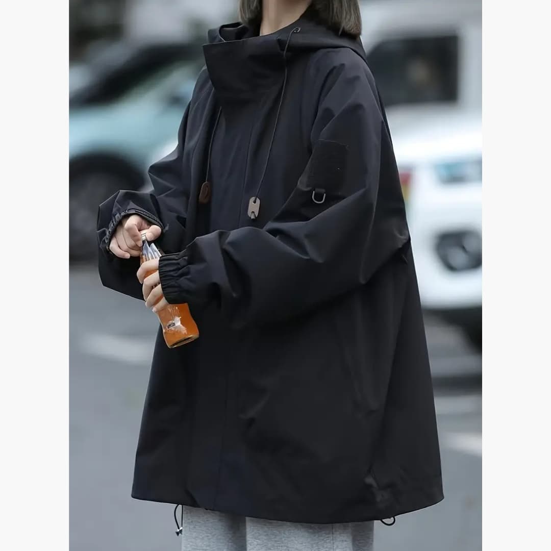 Portia - Waterproof hooded jacket for women