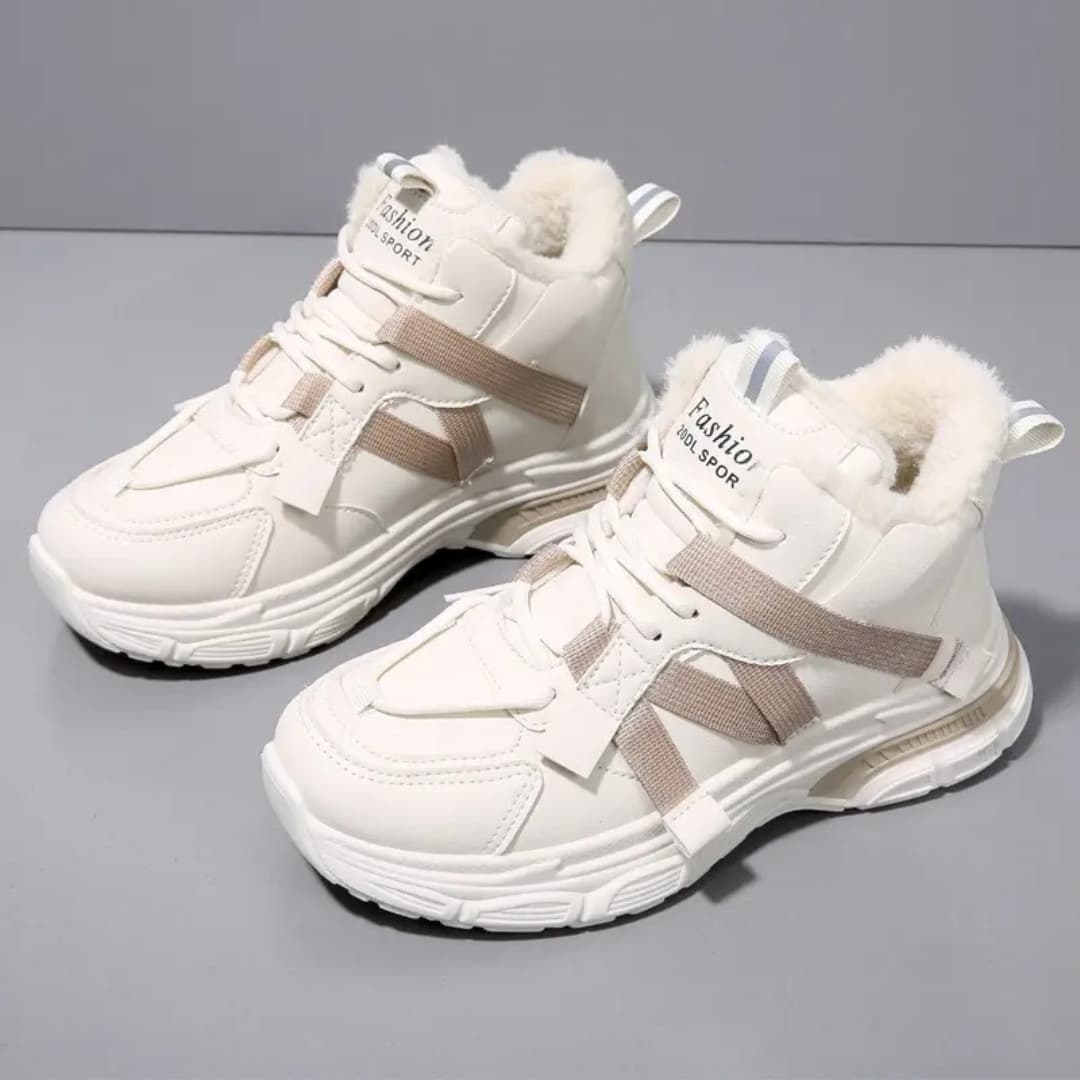Joelle - Running shoes in synthetic leather for outdoor use for women
