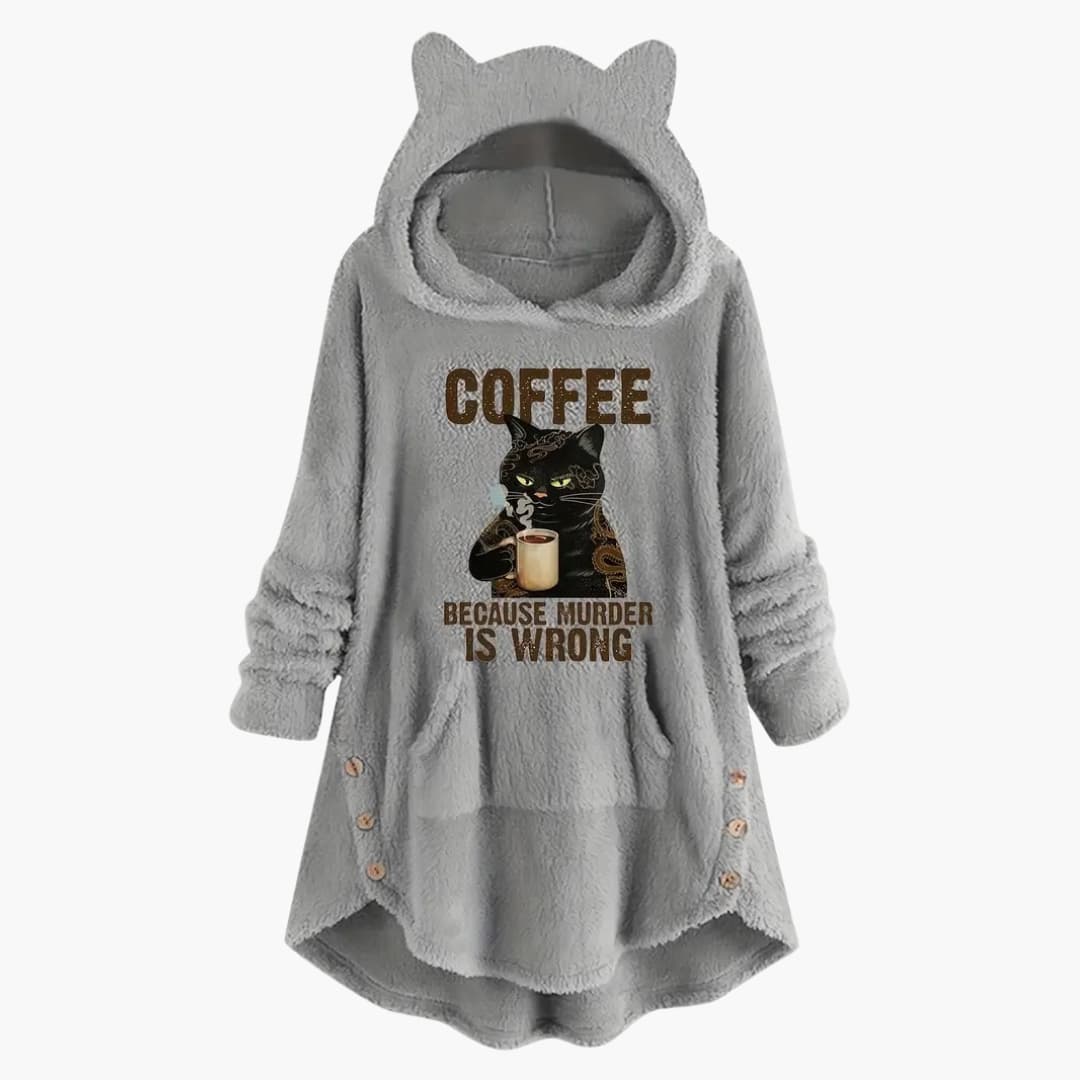 Catarina - Sweater with graphic print for women