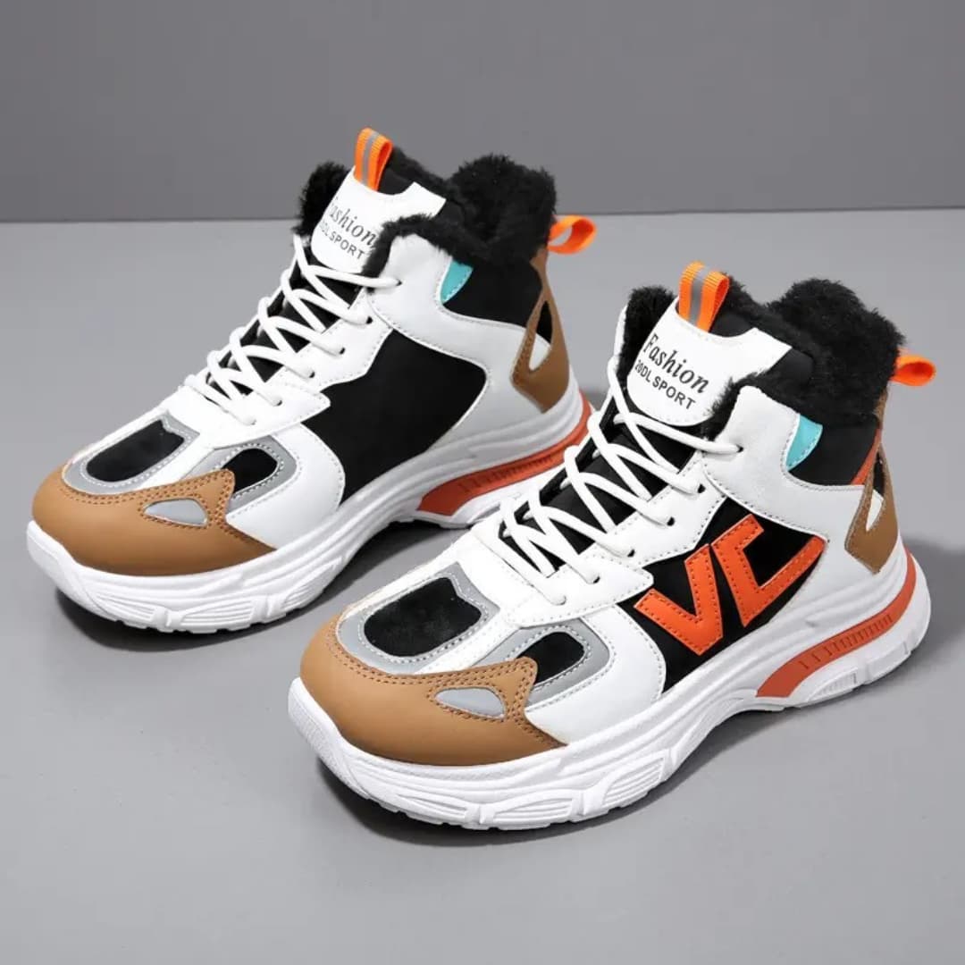 Joanna - Stylish winter running shoes with high top for women
