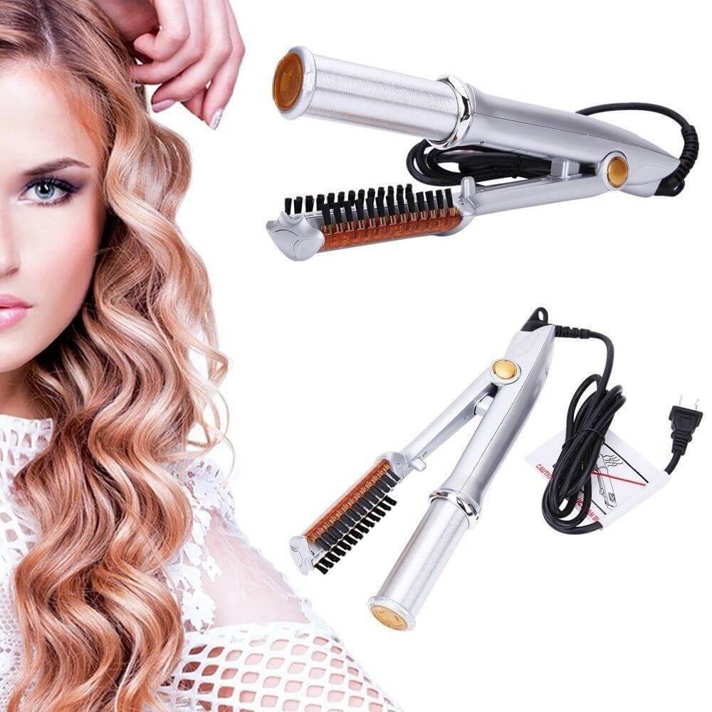 Elegant rettetang og krølltang i ett. Perfekt for frizzfri styling med volum.