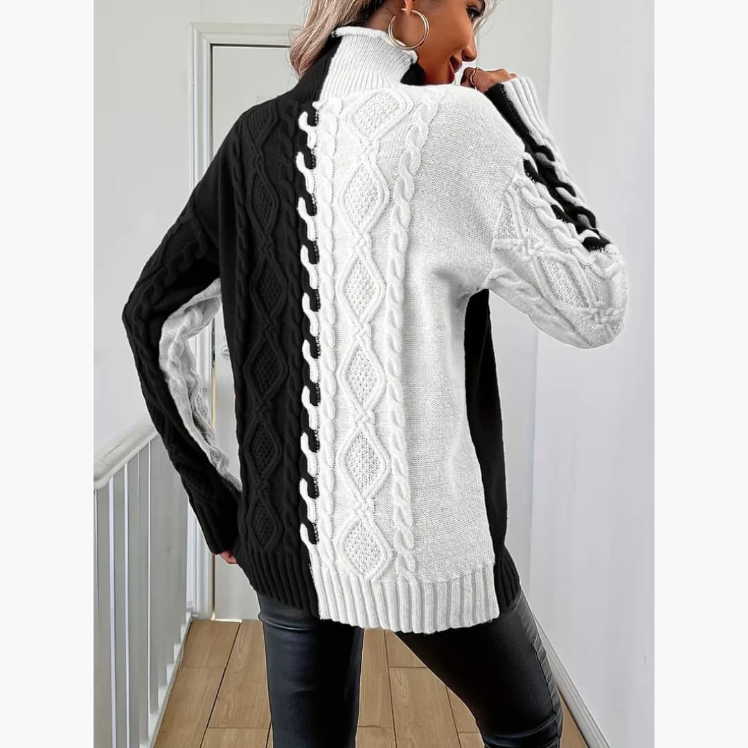 Dorothea - Warm long-sleeved sweater for women